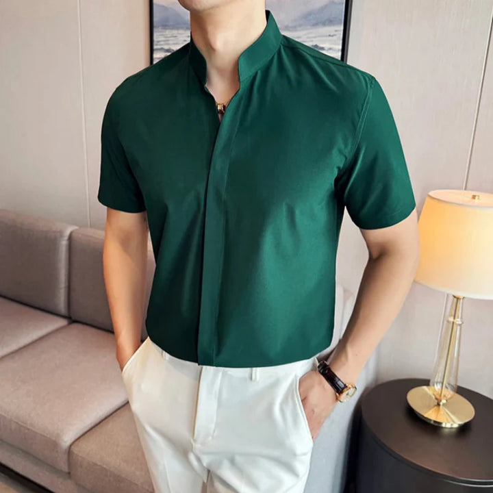 EMERIC™ – CHEMISE HOMME COL DROIT SLIM
