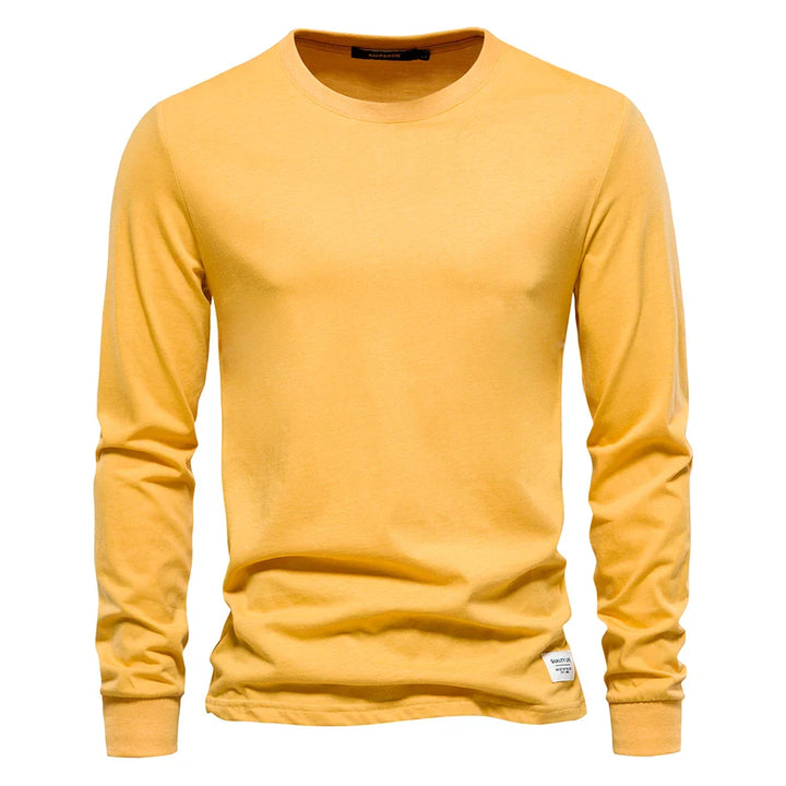 LURO™ – MEN'S LONG-SLEEVE T-SHIRT 100% COTTON