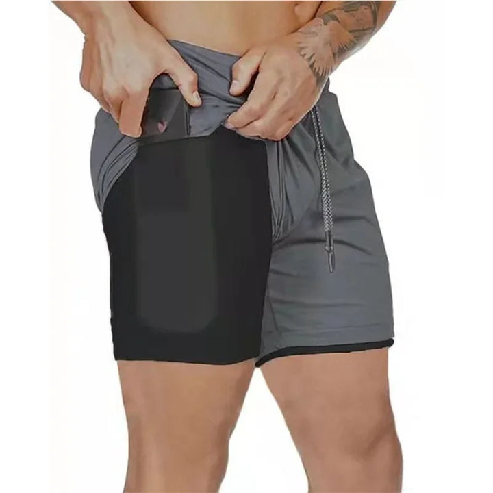 DUALFLEX™ – MEN'S 2-IN-1 SPORTS SHORTS – BREATHABLE & COMFORTABLE
