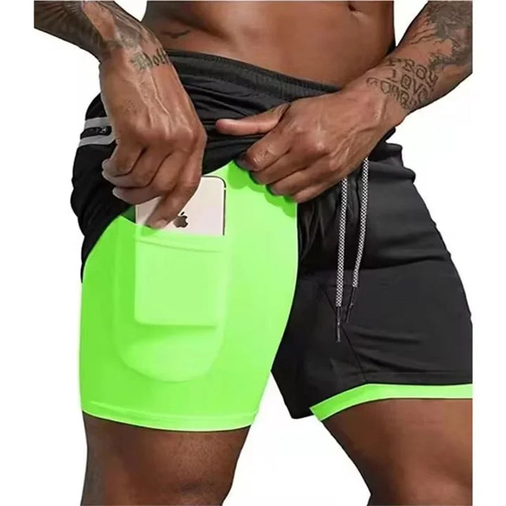 DUALFLEX™ – MEN'S 2-IN-1 SPORTS SHORTS – BREATHABLE & COMFORTABLE