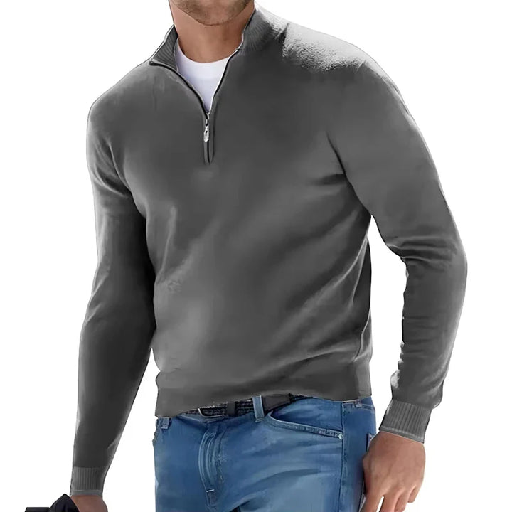 TALIO™ – MEN'S WARM SWEATER – ZIP COLLAR & COMFORT