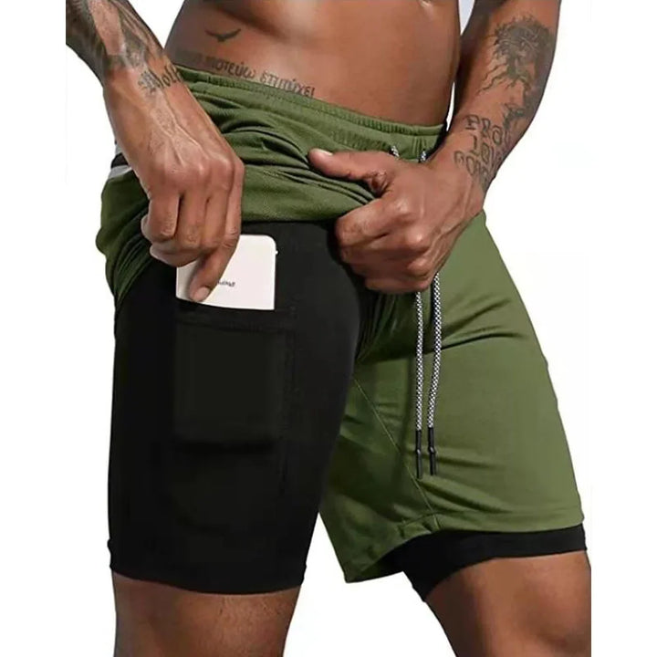 DUALFLEX™ – MEN'S 2-IN-1 SPORTS SHORTS – BREATHABLE & COMFORTABLE