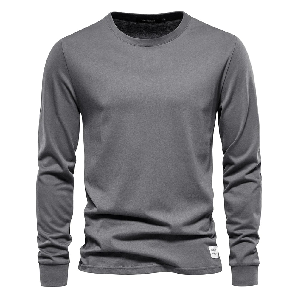 LURO™ – MEN'S LONG-SLEEVE T-SHIRT 100% COTTON