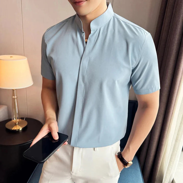 EMERIC™ – CHEMISE HOMME COL DROIT SLIM