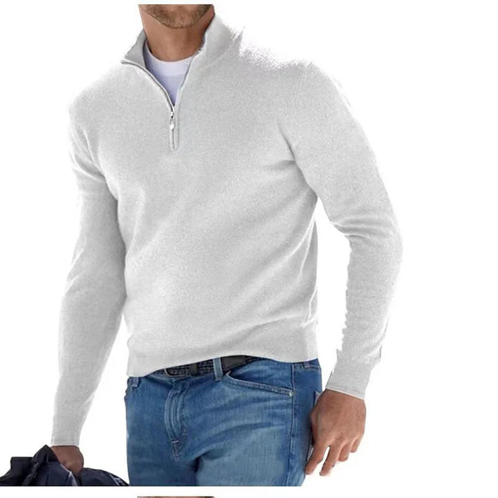 TALIO™ – MEN'S WARM SWEATER – ZIP COLLAR & COMFORT