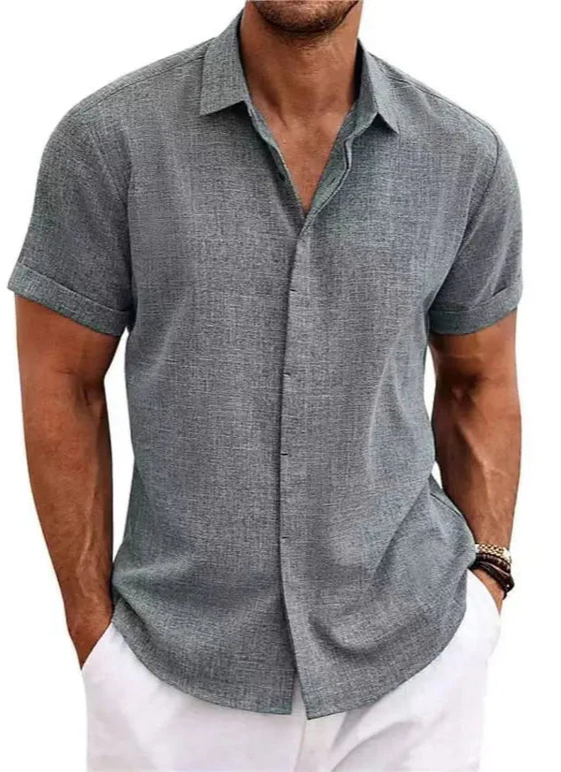COSMO™ – MEN'S COTTON & LINEN SHIRT