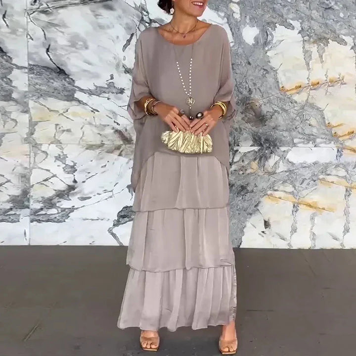 VENISA - Layered Chiffon Dress