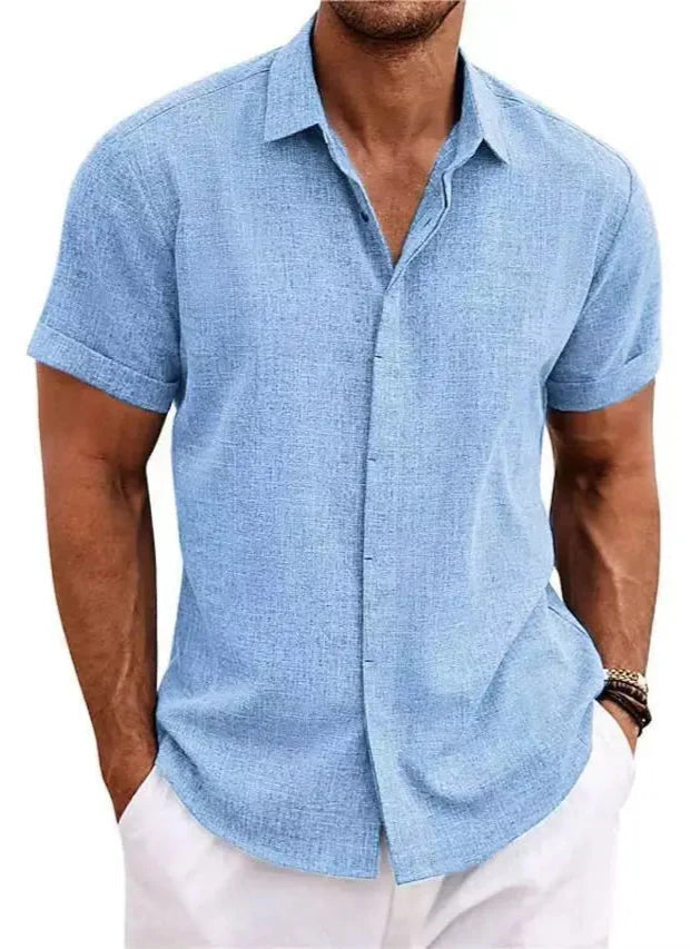 COSMO™ – MEN'S COTTON & LINEN SHIRT