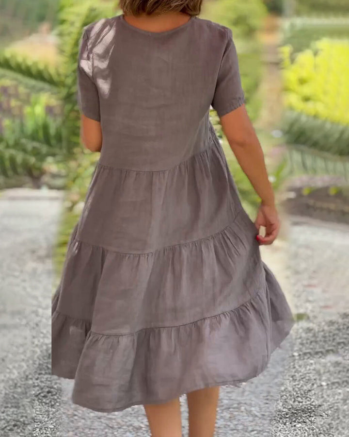 Aurora™ - Cotton Linen Dress