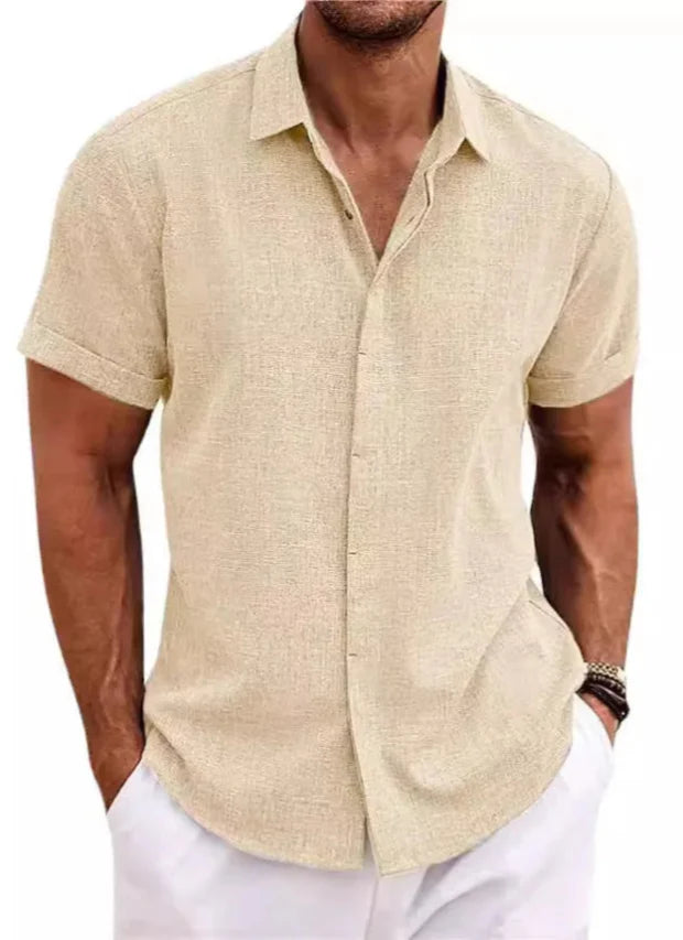 COSMO™ – MEN'S COTTON & LINEN SHIRT