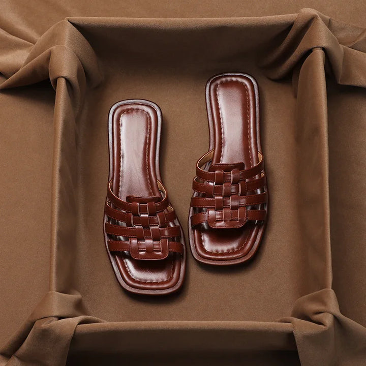 Verona - Woven Leather Slip-Ons