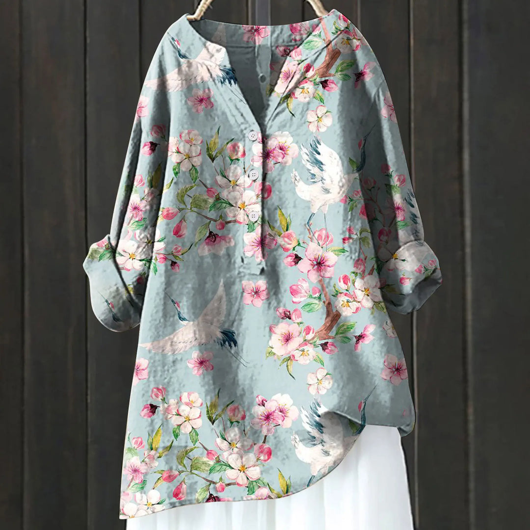 Celandine™ | Casual Elegent Floral Blouse