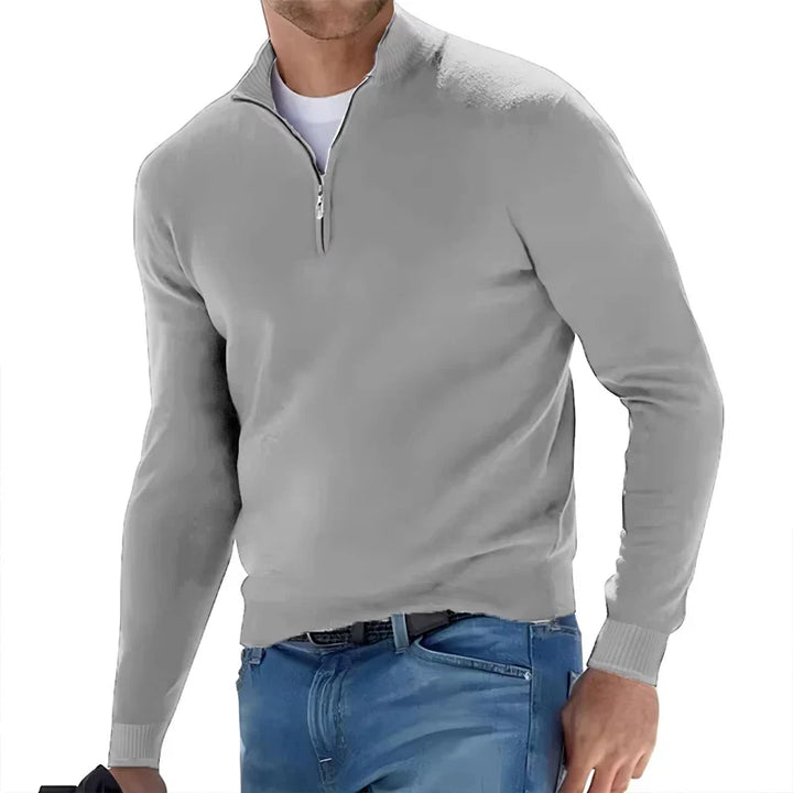 TALIO™ – MEN'S WARM SWEATER – ZIP COLLAR & COMFORT