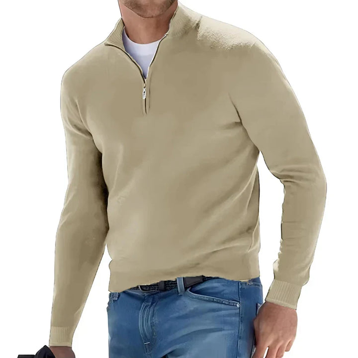 TALIO™ – MEN'S WARM SWEATER – ZIP COLLAR & COMFORT