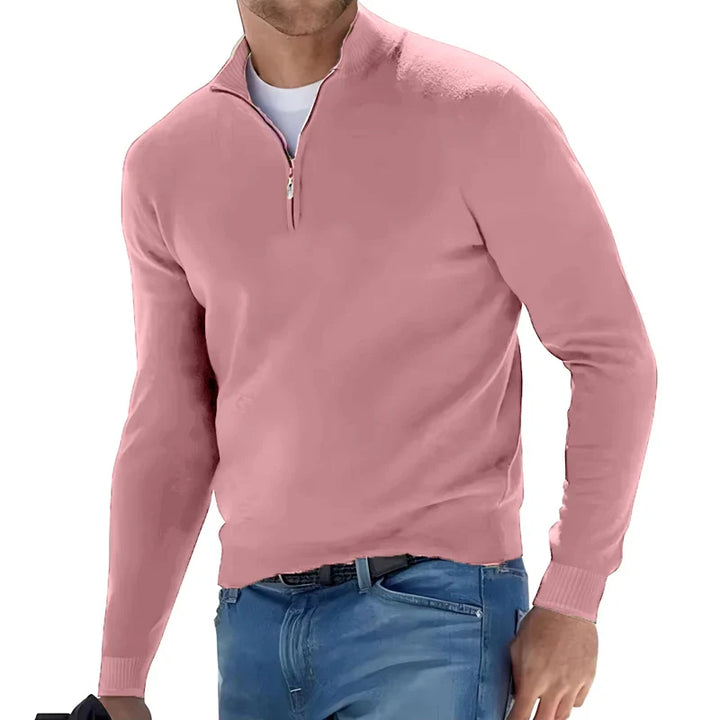 TALIO™ – MEN'S WARM SWEATER – ZIP COLLAR & COMFORT