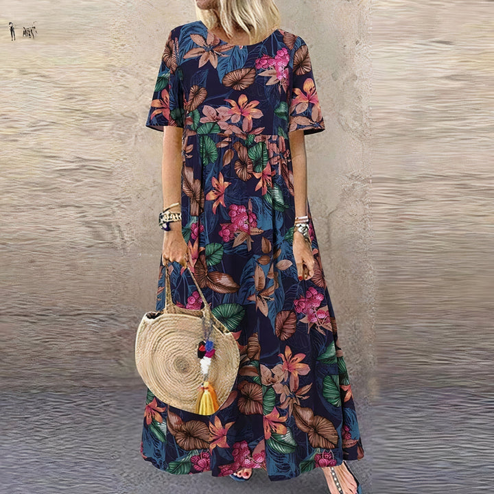 FAMI | Elegant Comfortable Floral Summer Dress