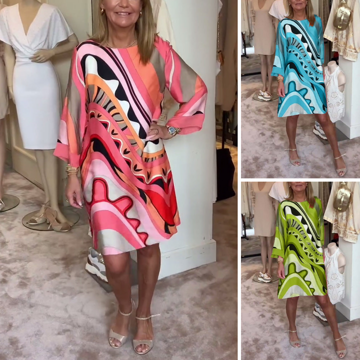 LIVAC - Printed Midi Dress