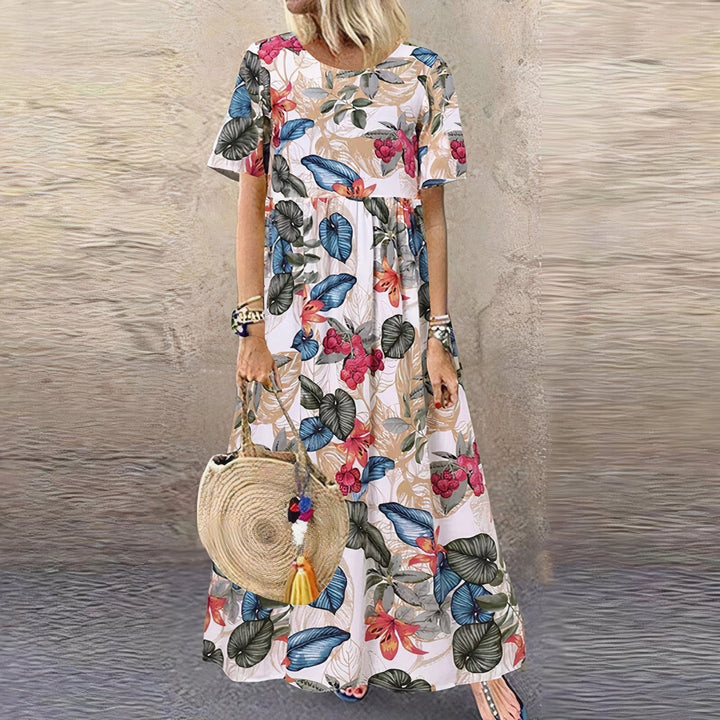 FAMI | Elegant Comfortable Floral Summer Dress