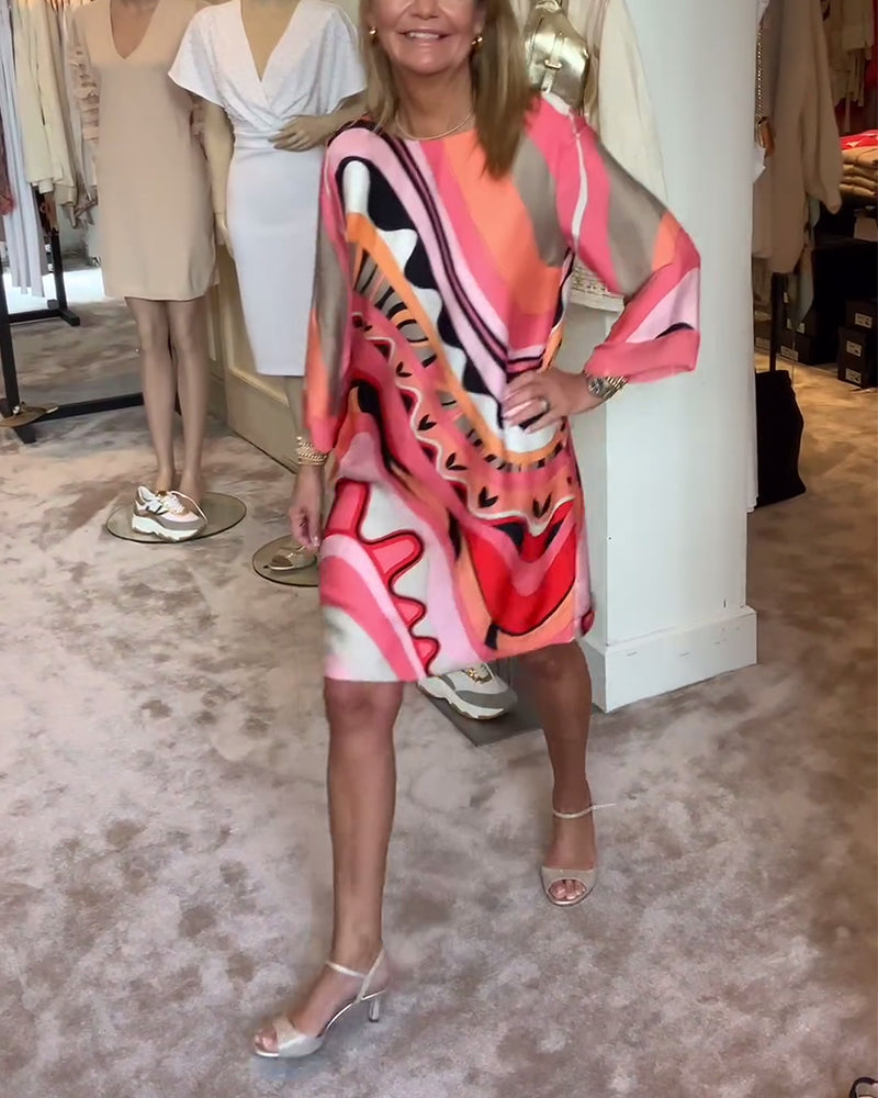 LIVAC - Printed Midi Dress
