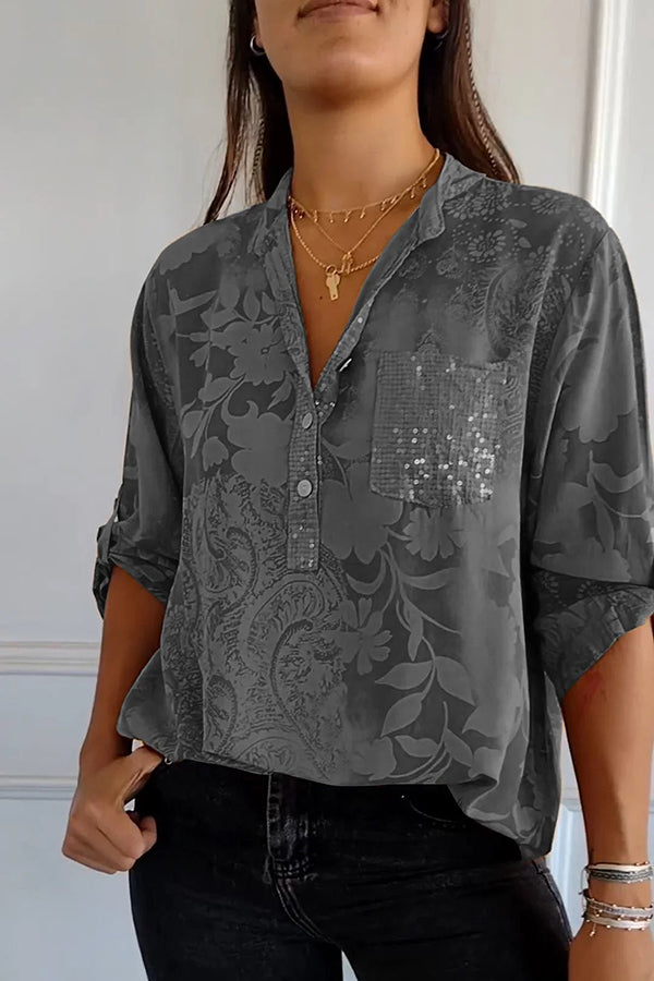 MAINA | Elegant Sequin Top
