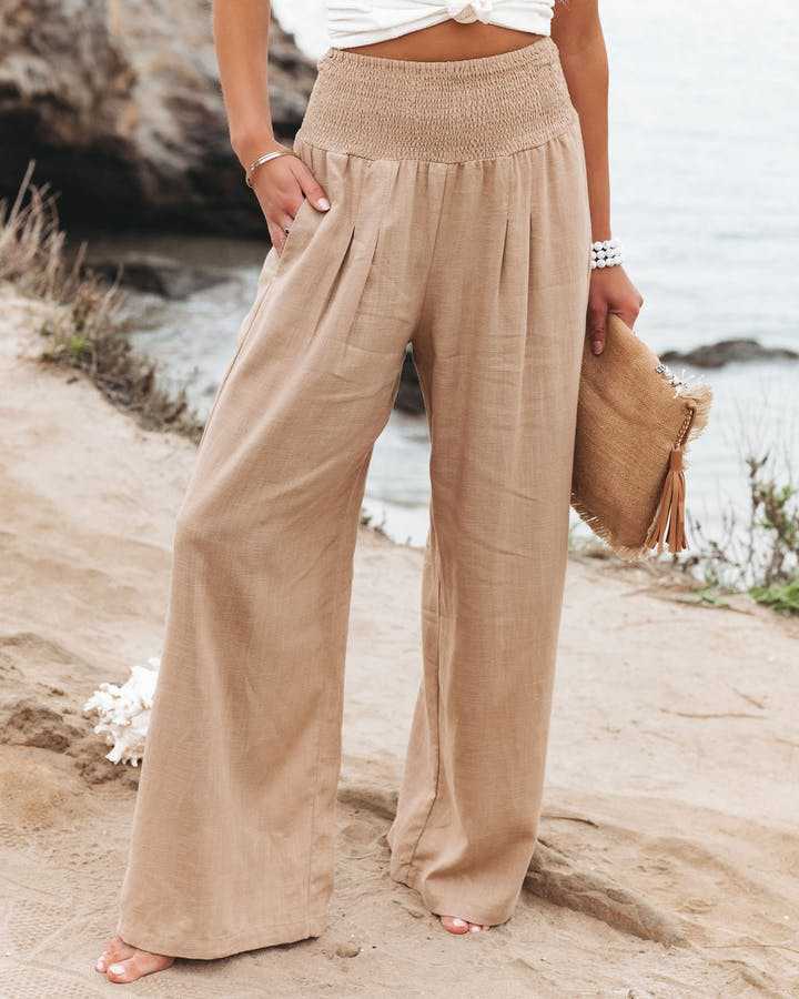 Enila™ - Beach Wide Leg Pants