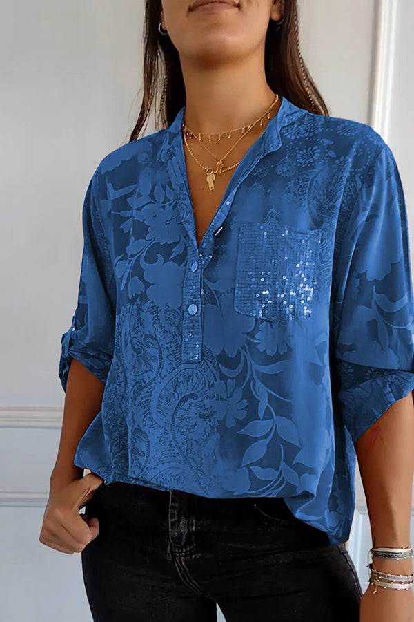 MAINA | Elegant Sequin Top
