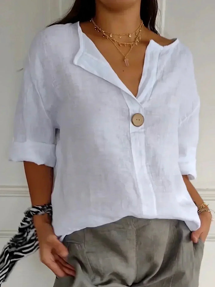 Laisa™ - Casual V-neck Blouse