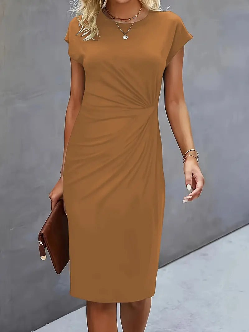 Jovix - Casual round neck dress