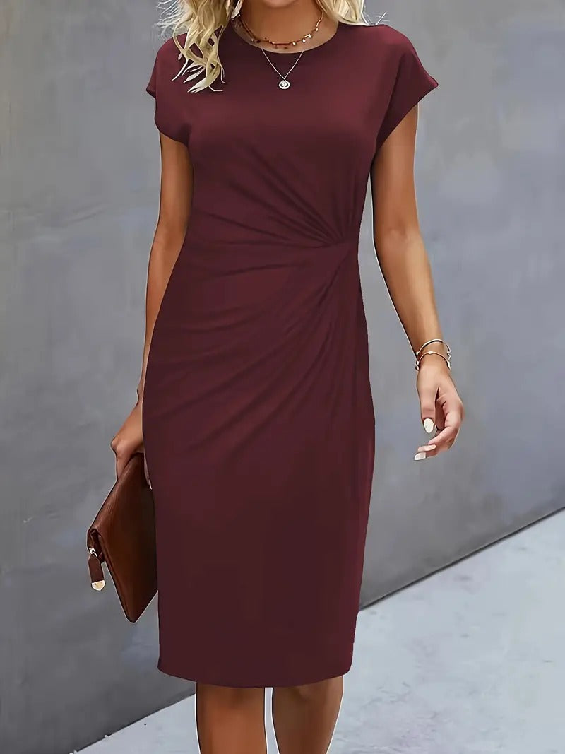 Jovix - Casual round neck dress