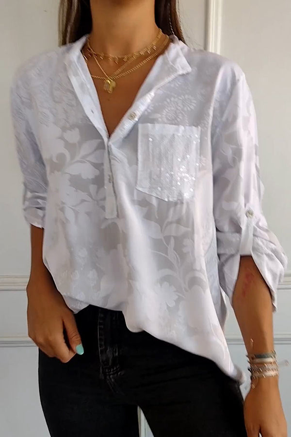 MAINA | Elegant Sequin Top