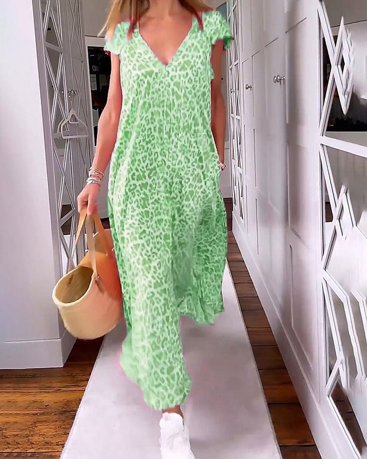 DAIRA | V-Neck Maxi Dress